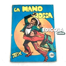 Fumetto Tex Willer numero n. 1 LA MANO ROSSA Originale £ 350 Lire 1964 Aut 2926