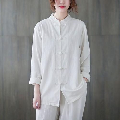 Giacca donna cotone lino