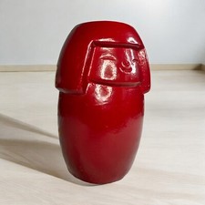 Vintage Kokeshi Doll Red  CLAY