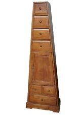PICCOLO CASSETTONE- CREDENZA- ARMADIO A PIRAMIDE IN LEGNO- PIRAMIDALE