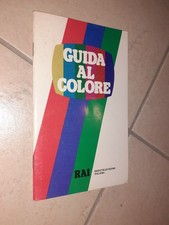 OPUSCOLO RAI RADIO TELEVISIONE ITALIANA TV GUIDA AL COLORE VINTAGE