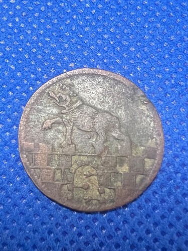 Rara moneta rame 1757 - 1757, stati