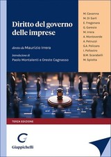 Libro - Diritto Del Governo Delle Imprese  - Giappichelli