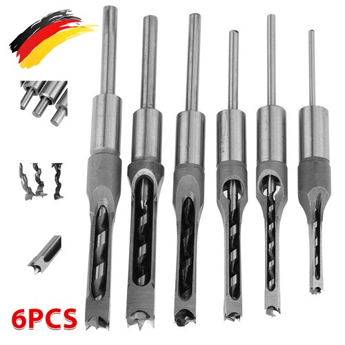 Set punte quadrate - set, 6