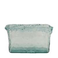 Vaso quadro di vetro