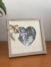 Portafoto a cuore in legno