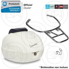 KIT BAULETTO 35LT BIANCO 544 ORIGINALE PIAGGIO VESPA SPRINT 50 125 150 2015 2016