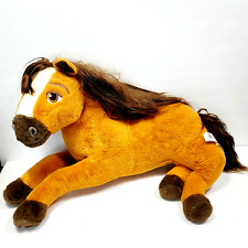 Dreamworks Spirit Cavallo Peluche Marrone Gigante Grande Equitazione Senza Domesticato Lungo 26"