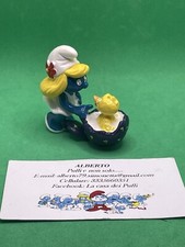 PUFFI SMURFS PUFFETTA PASQUALE CON UOVA DI PASQUA SMURFETTE WITH CHICK 520513