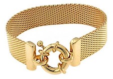 Bracciale Milanese oro doublé