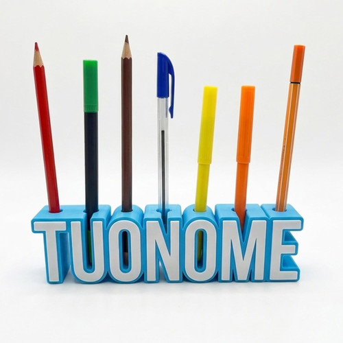 Portapenne personalizzato - personalizzato, 3d