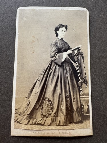 Foto cdv 1860 nobildonna - foto,
