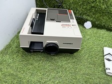 Proiettore diapositive RETRO VINTAGE HANIMEX 1800 RF 470329 35mm raggio telecomando cablato #4E