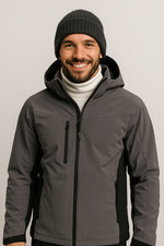 GIACCA SCI UOMO ZIP CAPPUCCIO