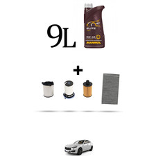 HOFFCAR Kit tagliando 4 FILTRI