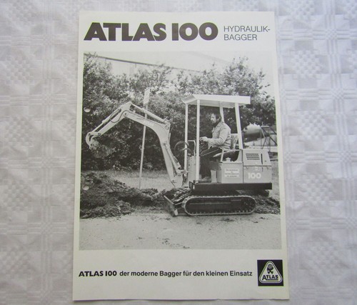 Brochure atlas 100 escavatore - 100,