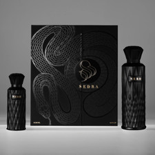 Nero Set di Sedra Perfumes 200ml EDP e 50ml nebulizzatore capelli e corpo - spedizione espressa