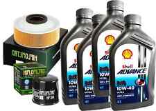 TAGLIANDO KAWASAKI VN 800 VULCAN 1995/2002 SHELL 10W40 FILTRO OLIO ARIA CANDELE