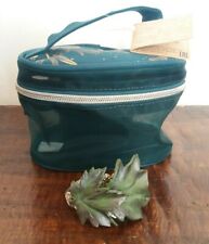 Bracciale Foglia Verde, artigianato italiano Ninfa Dauna + pochette/beauty case