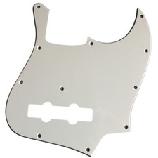 Per 3 Strati Fender Geddy Lee Basso Chitarra Basso Jazz Piastra Graffio, Bianco