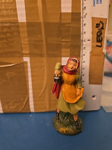 Personaggio presepe vintage - personaggio,