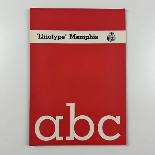 Linotype memphis type - linotype, –