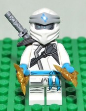 Lego minifigura Ninjago Zane njo537 Spinjitsu Katana stelle ninja Shuriken 2019