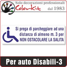 Adesivo pacheggiare a distanza