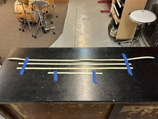 Tamburo basso Ludwig anni 60 intarsiato bianco perla marina