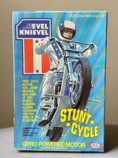 Vintage 1975 Evel Knievel Stunt Cycle di Ideal...Rara in scatola sigillata