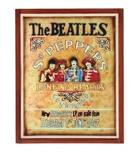 Tabella in legno per bar pub  The Beatles musica vintage arredamento classic sto