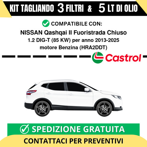Tagliando per nissan - nissan, qashqai