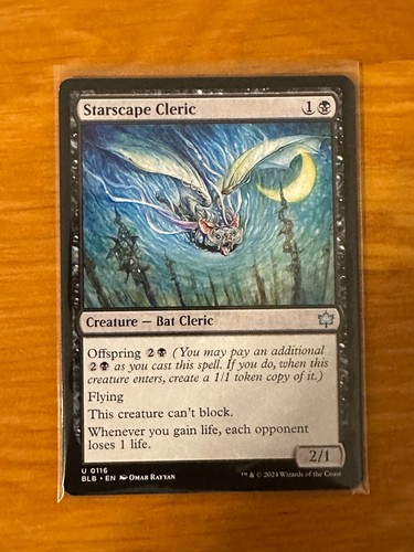 Starscape cleric bloomburrow - cleric,