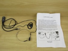 vecchio LARINGOFONO GT2400 auricolare per RICETRASMETTITORE PUMA PTT militare di