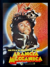 A CLOCKWORK ORANGE poster italiano Kubrick Malcolm McDowell fantascienza Burgess E59