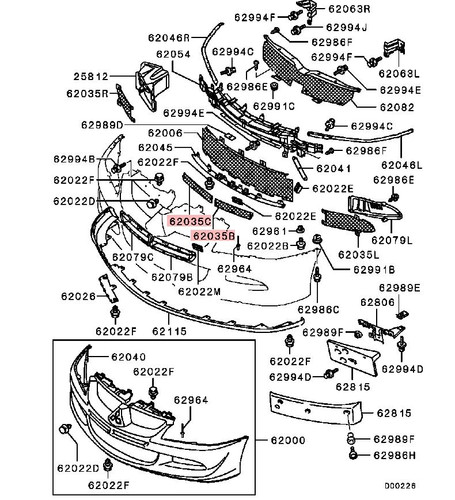 Griglia centrale paraurti - griglia,