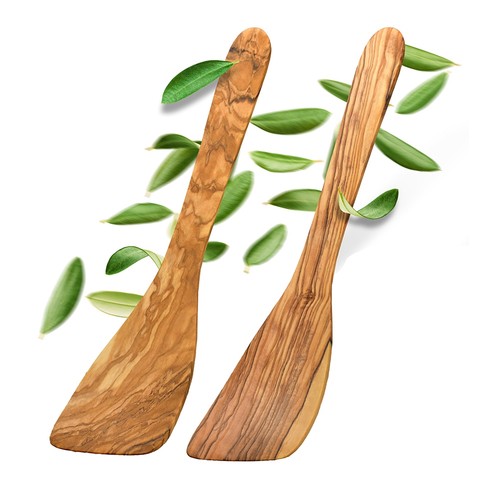 Spatola legno ulivo - in, d'ulivo