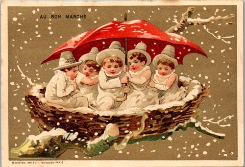 Chromos bon marche voir - au,