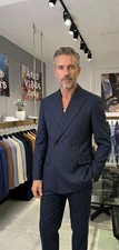 elegante abito uomo gessato