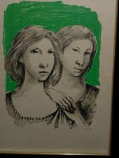 Domenico Purificato - litografia incorniciata firmata e numerata.