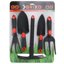 Attrezzi da giardino set 5 pz giardino trapiantatore sarchiatore zappetta forca