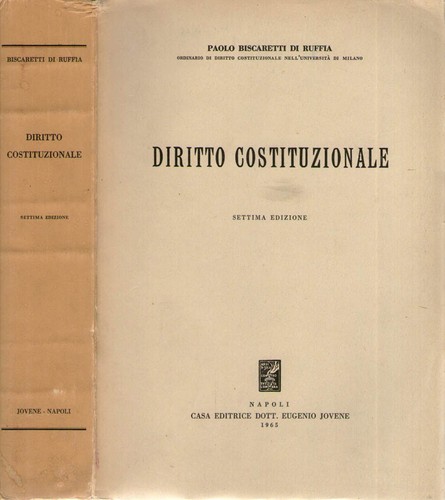 Diritto costituzionale - .,