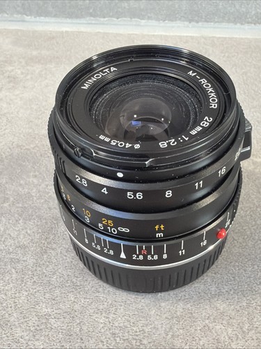 Minolta rokkor 28mm - m-rokkor, f2.8