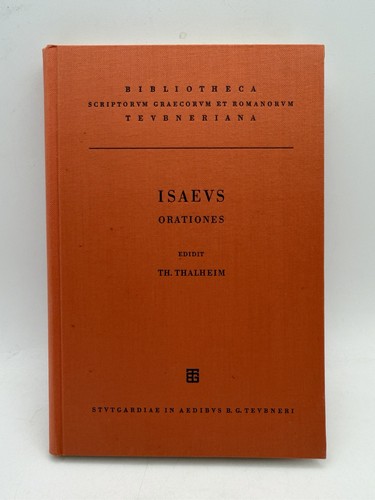 Isaei orationes greek - greek, latin