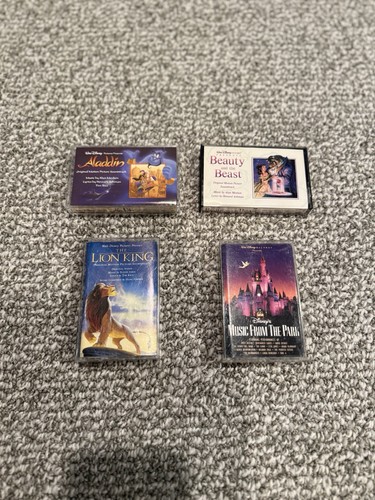 Disney cassette lot aladdin - 4,