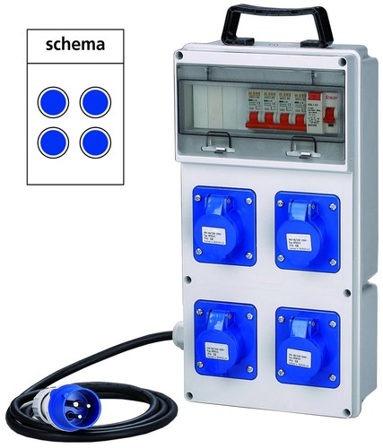Quadro elettrico cantiere - elettrico,