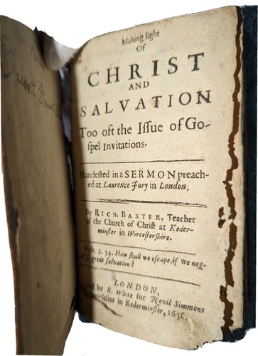 Rare richard baxter 1656 - richard,