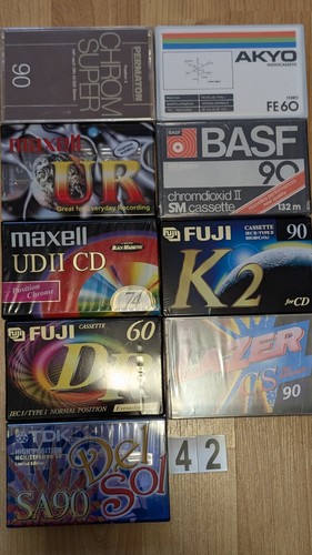 Audiocassette nuove in - 9,