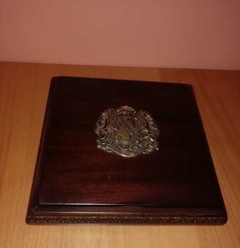 Cofanetto vintage porta carte - cofanetto,