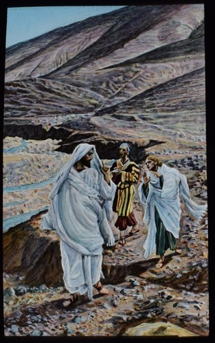 Biblical scene c1890 magic - c1890,